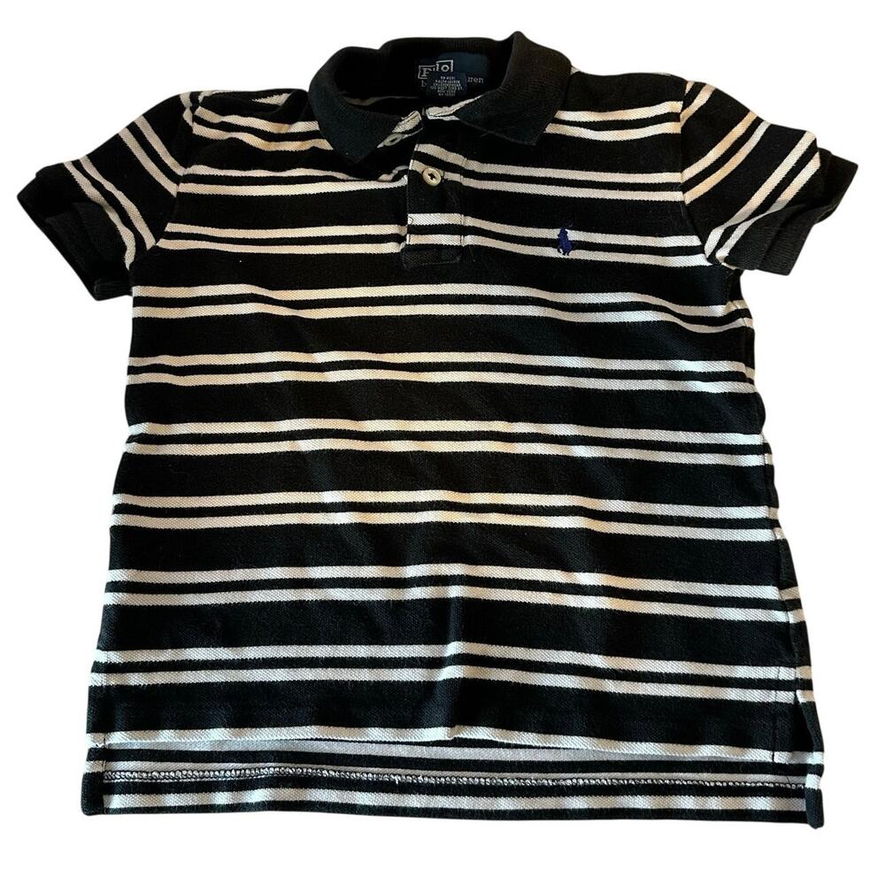 Polo Ralph Lauren Kids Vintage Striped Polo Shirt Size 5 Preppy Old Money